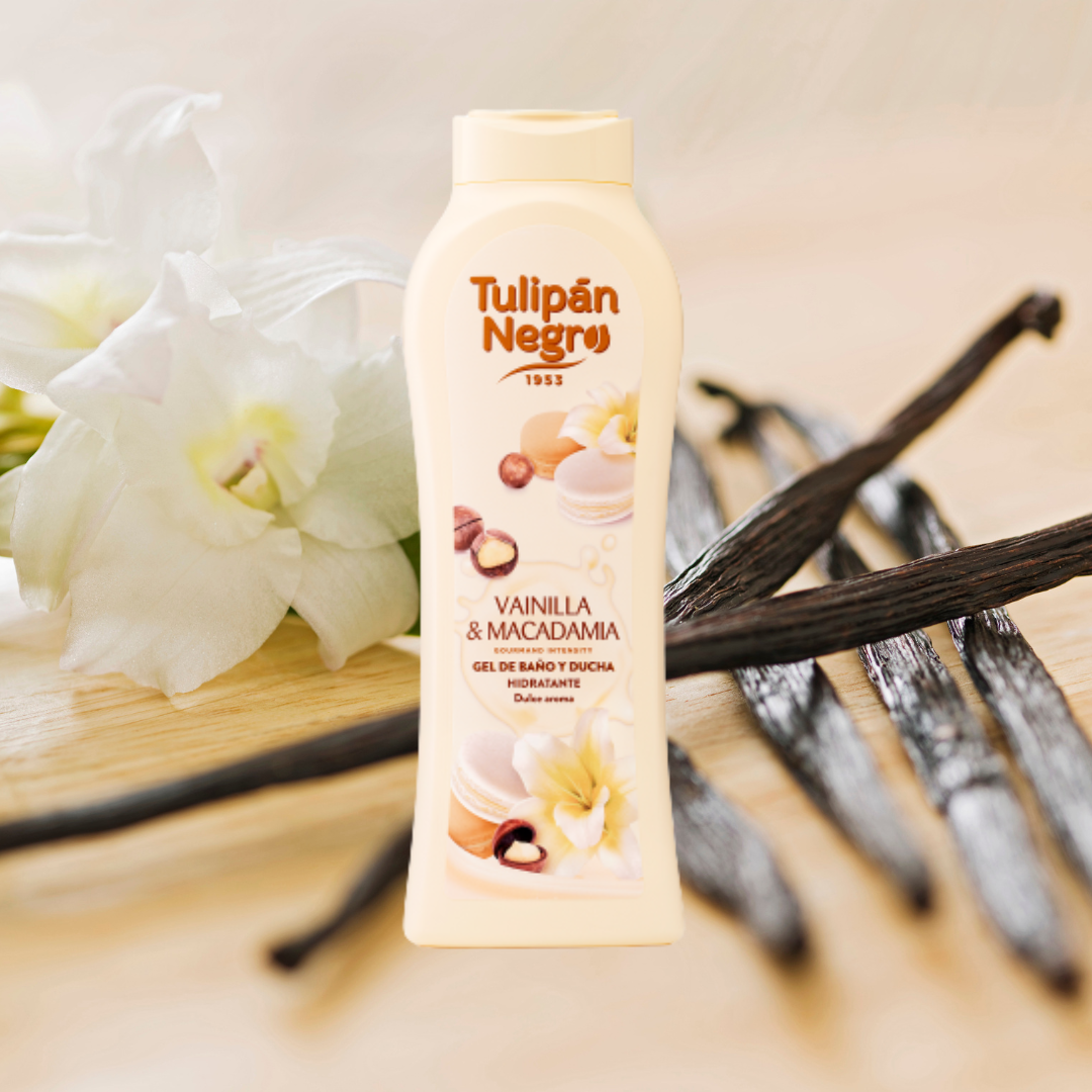 Tulipán Negro Vanilla and Macadamia Nut Body Wash - 650ML – auracaremt