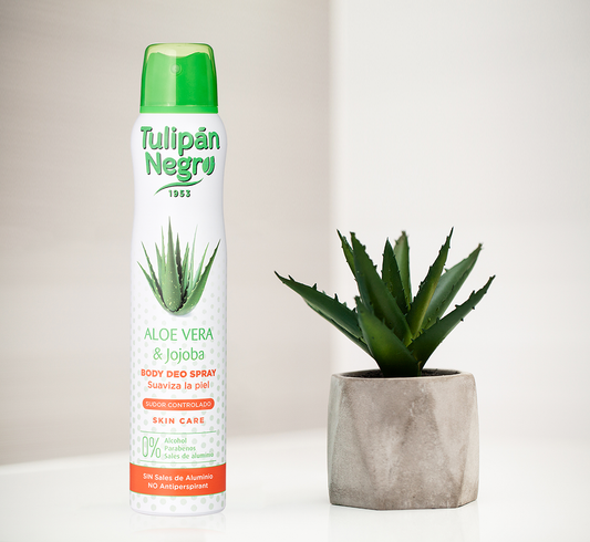 Tulipan Negro Deodorant Spray Aloe Vera and Jojoba 200 ml
