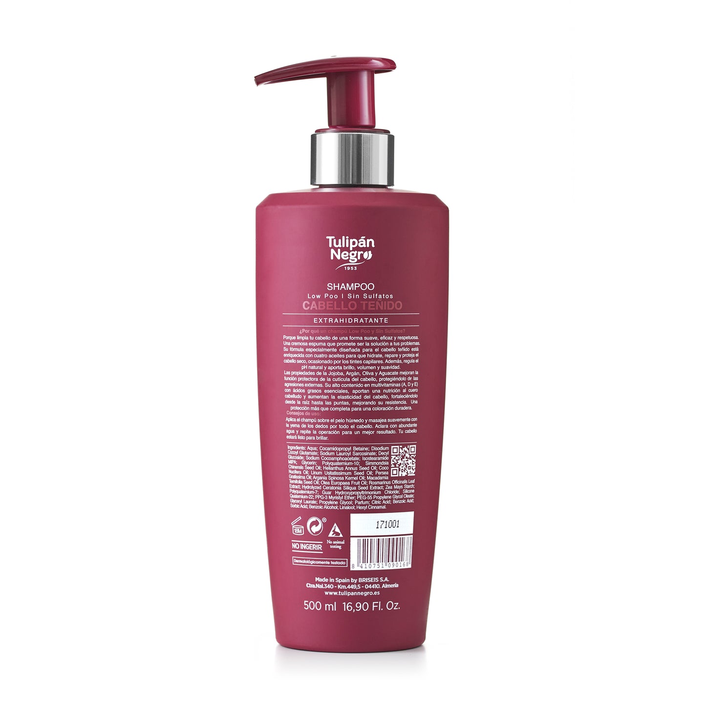 Tulipan Negro Shampoo Without Sulphates Colored Hair - 500ml