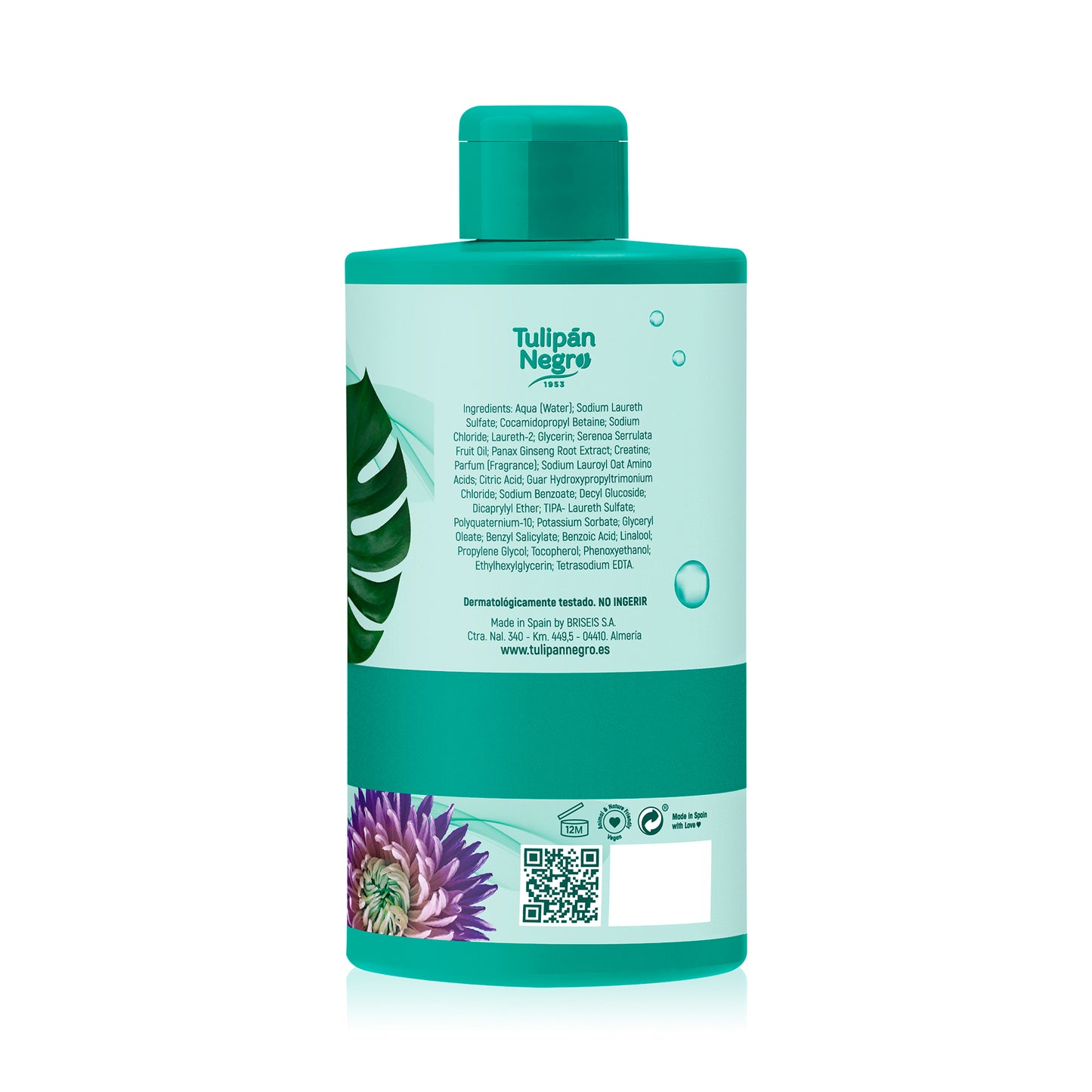 Tulipan Negro Shampoo Revitalizing and Strengthening - 400ml