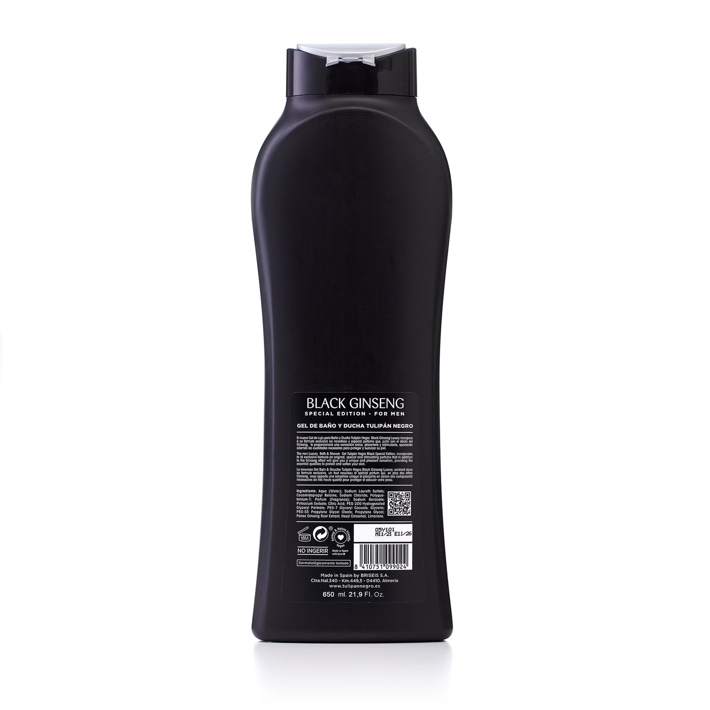 Tulipán Negro Black Ginseng Body Wash - 650ML