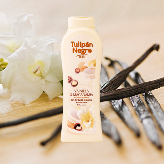 Tulipán Negro  Vanilla and Macadamia Nut Body Wash - 650ML