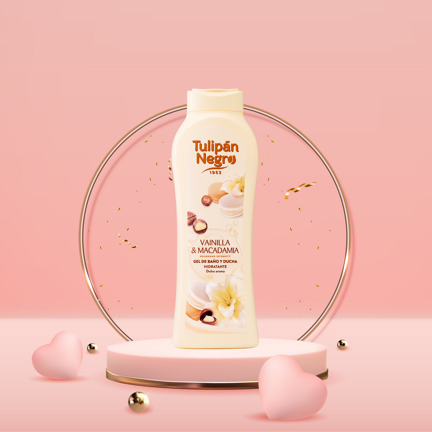 Tulipán Negro  Vanilla and Macadamia Nut Body Wash - 650ML